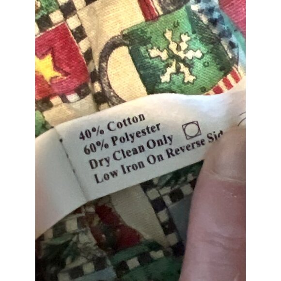 Vintage Handmade Christmas Reversible Jacket With Snowman & Birdhouse Appliqué - Picture 2 of 4